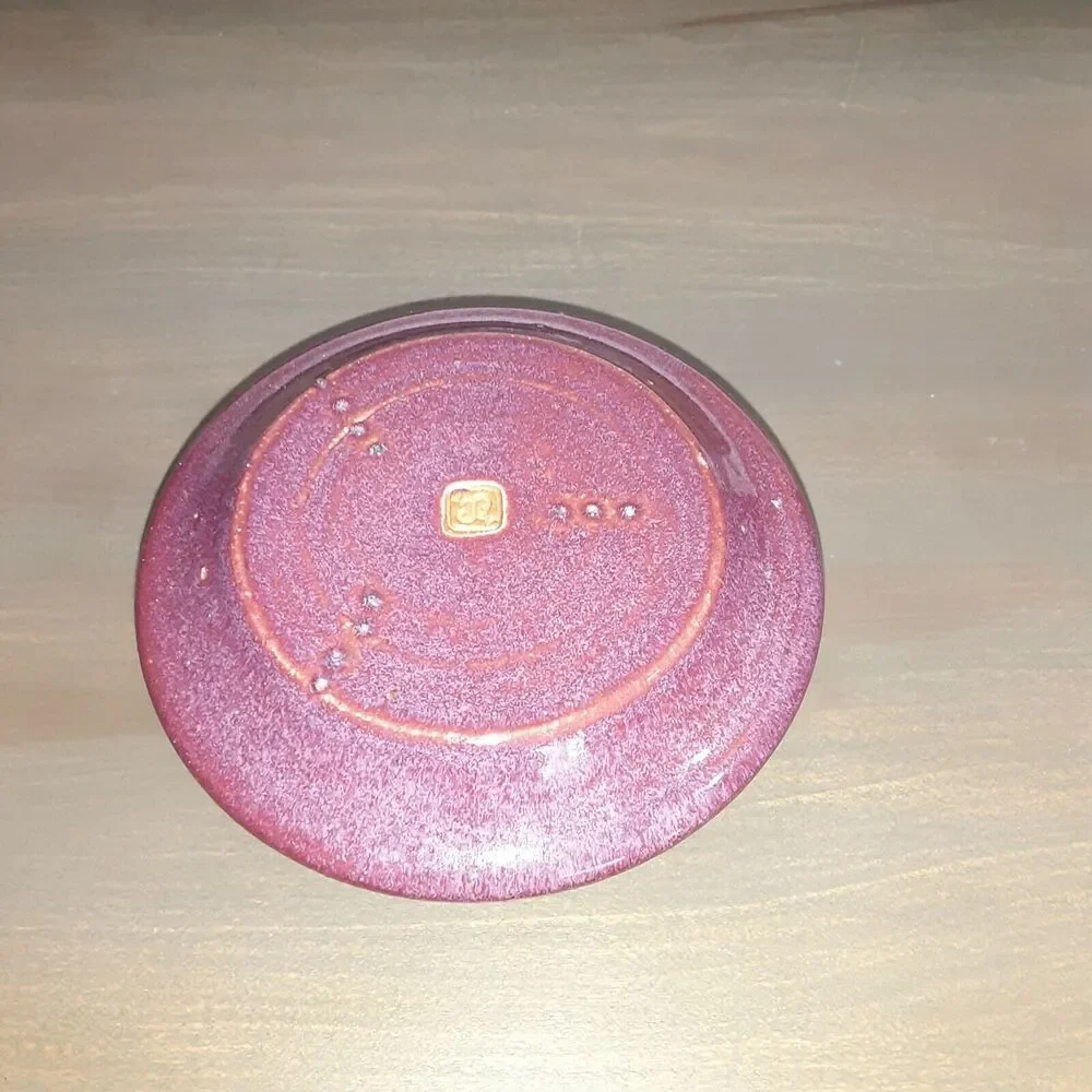 mSm Stoneware candle Holder Boho Eclectic